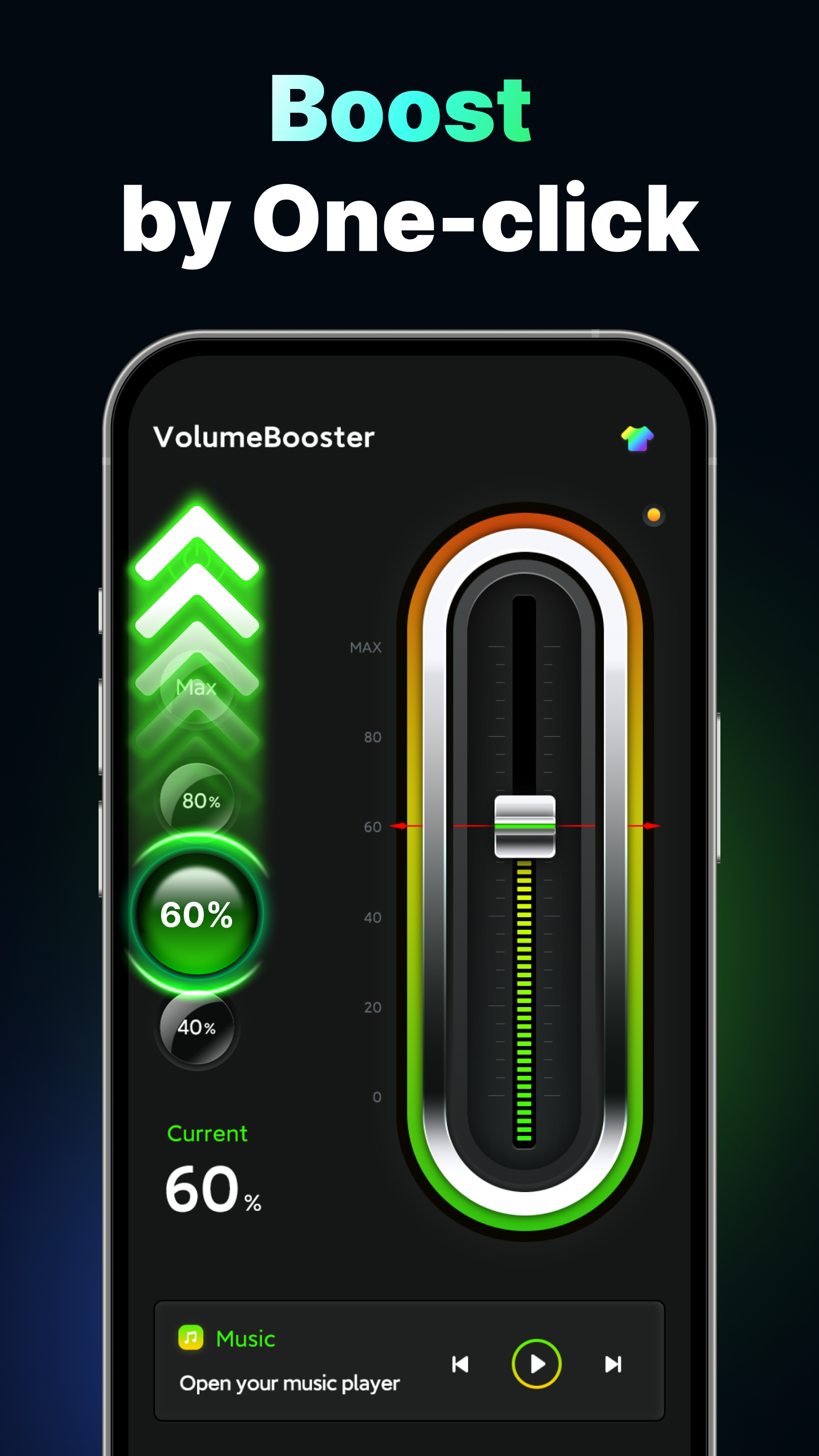 اسکرین شات 3 برنامه Volume Booster - Loud Speaker