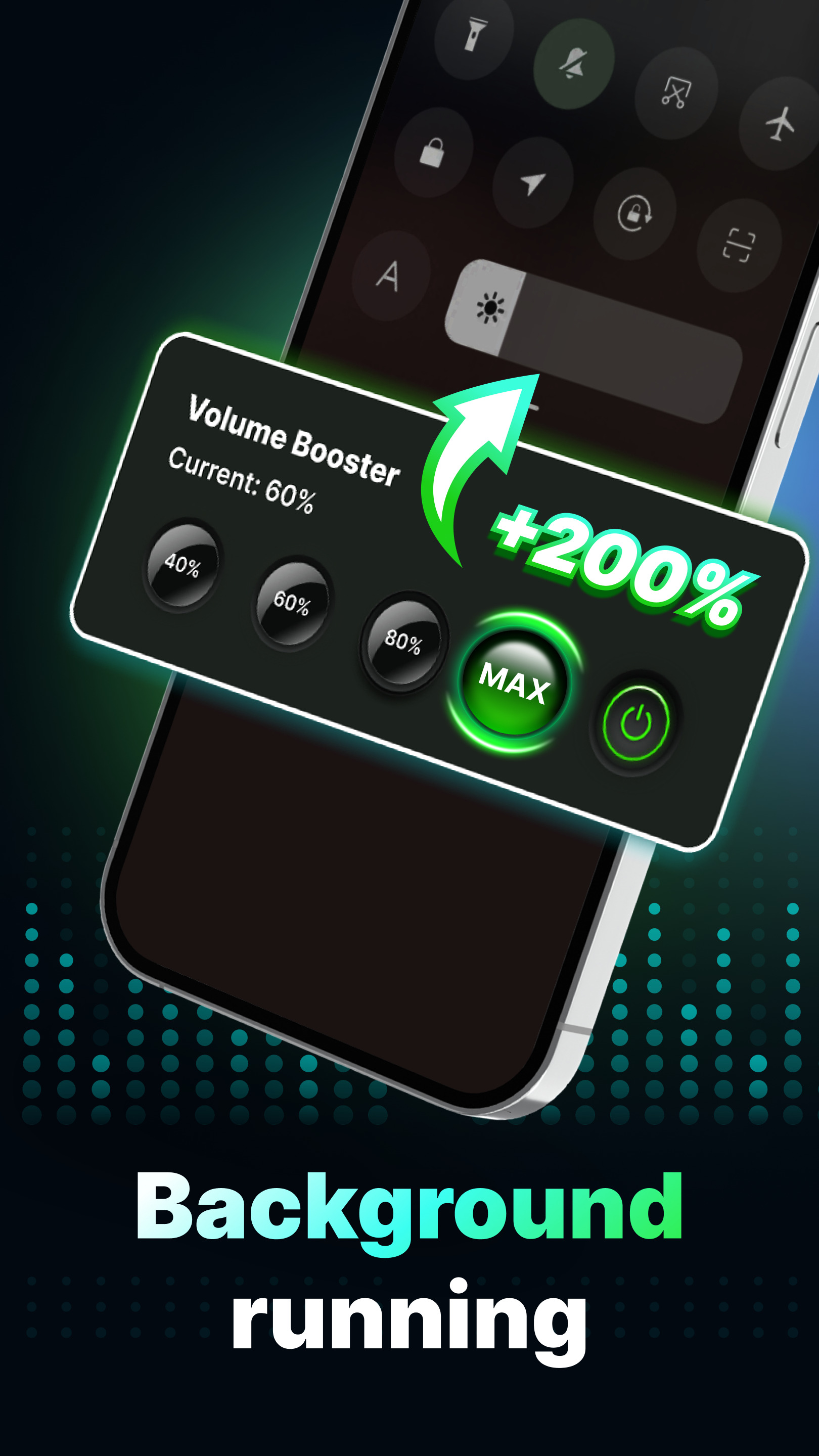اسکرین شات 2 برنامه Volume Booster - Loud Speaker
