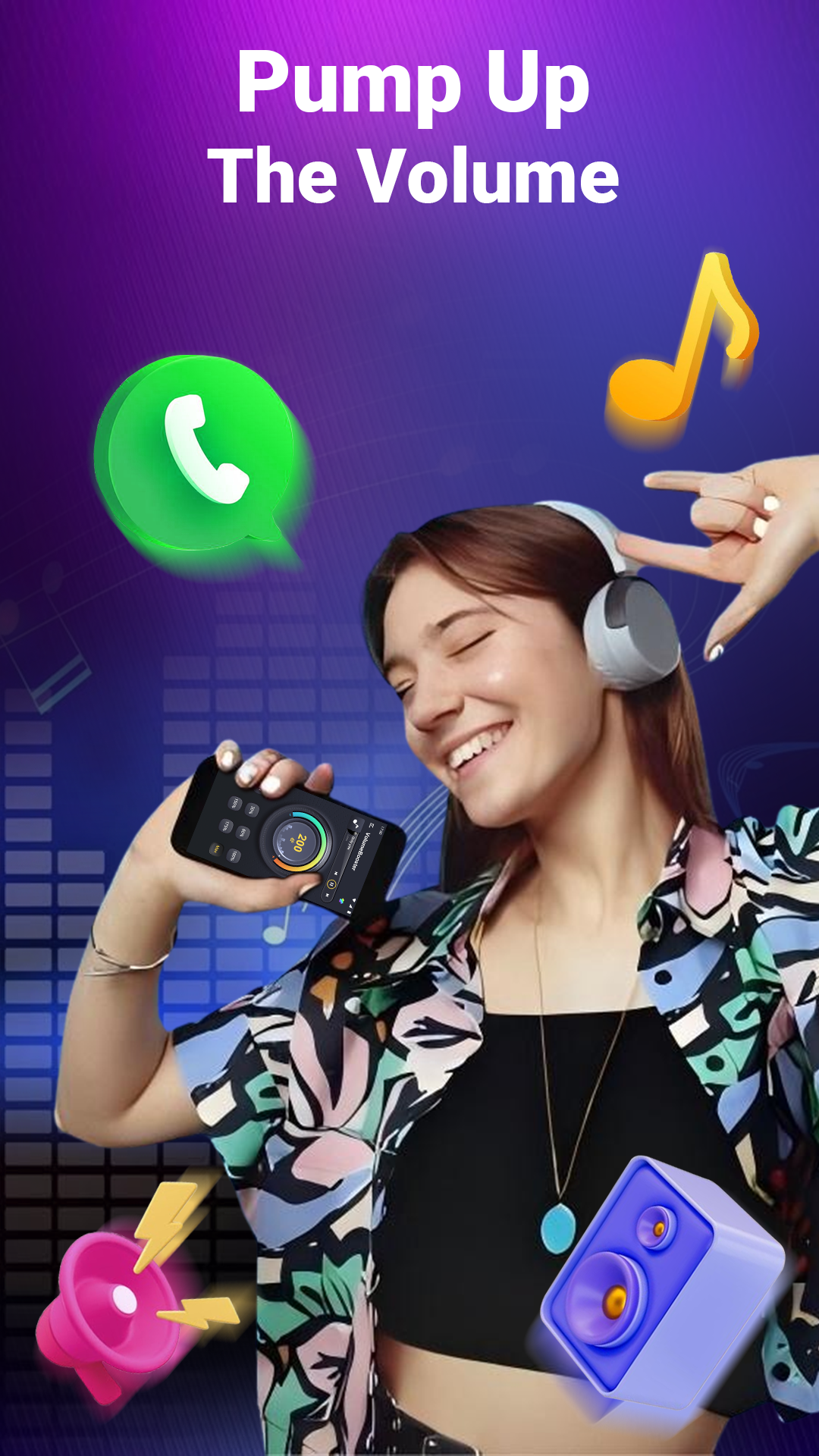 اسکرین شات 5 برنامه Volume Booster - Sound Booster