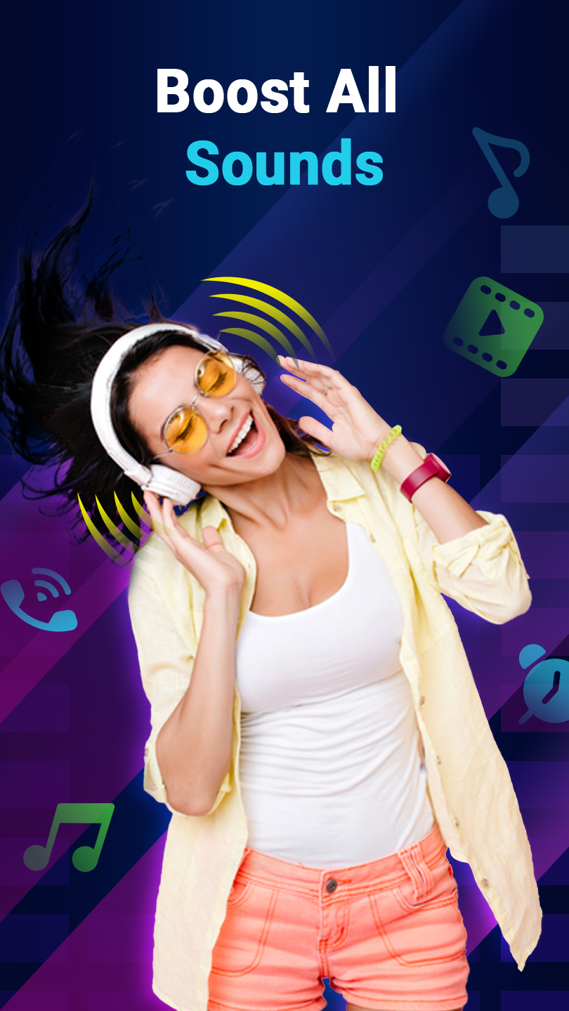 اسکرین شات 4 برنامه Volume Booster - Bass Booster