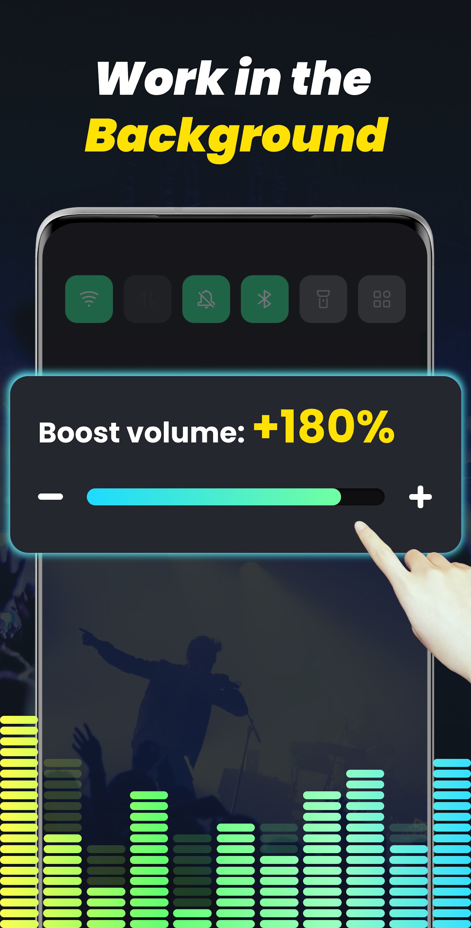 اسکرین شات 4 برنامه Volume Booster - Sound Booster