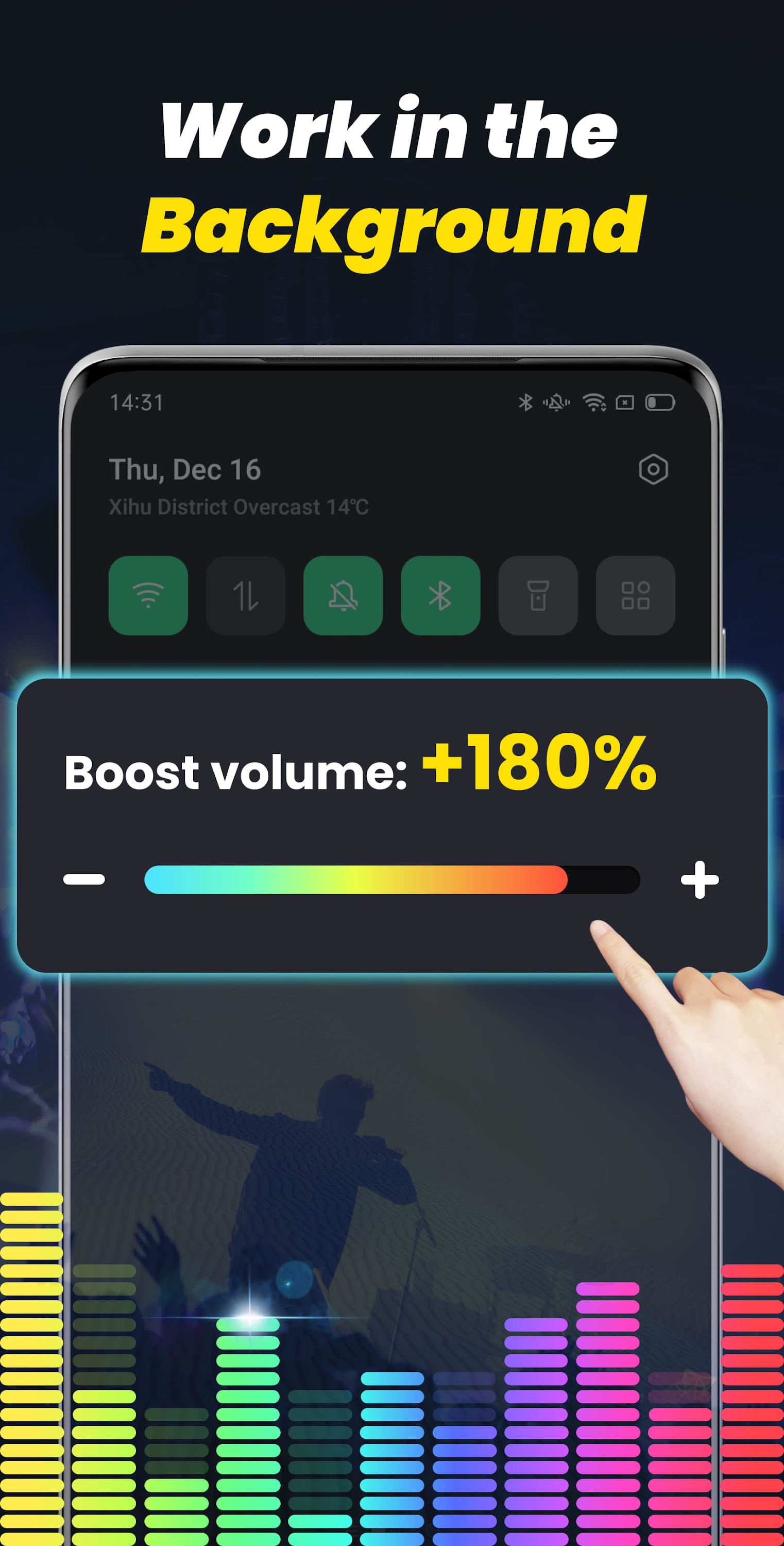 اسکرین شات 5 برنامه Volume Booster - Sound Booster