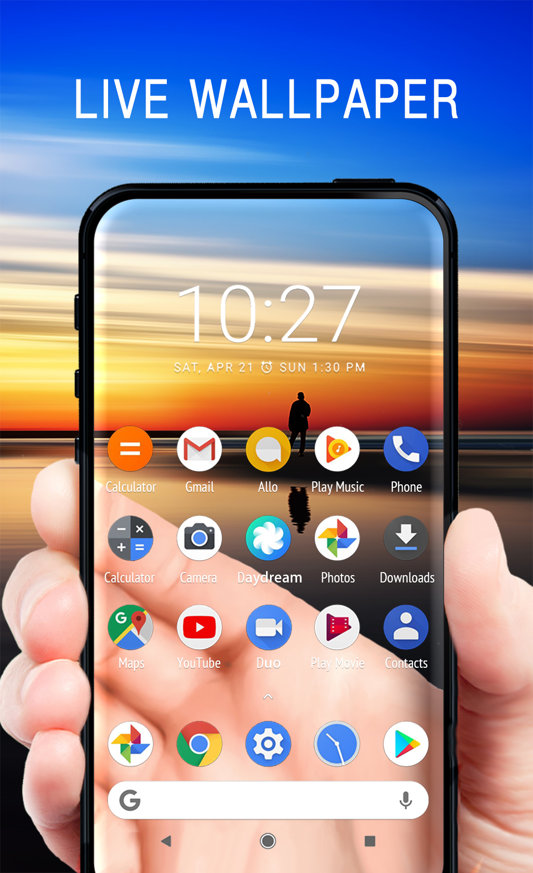 اسکرین شات 2 برنامه Live wallpaper - Transparent