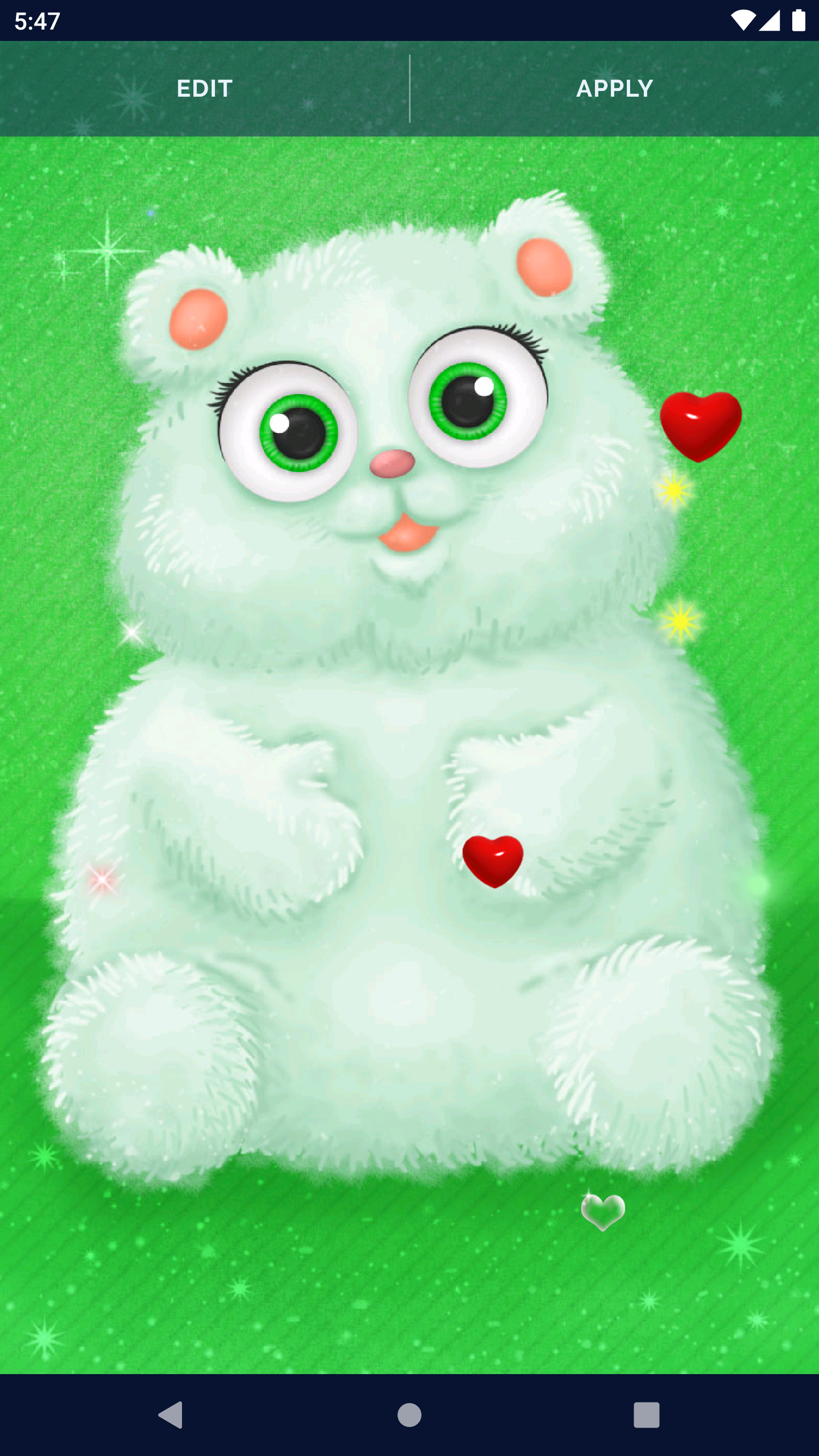 اسکرین شات 7 برنامه Cute Fluffy Live Wallpapers