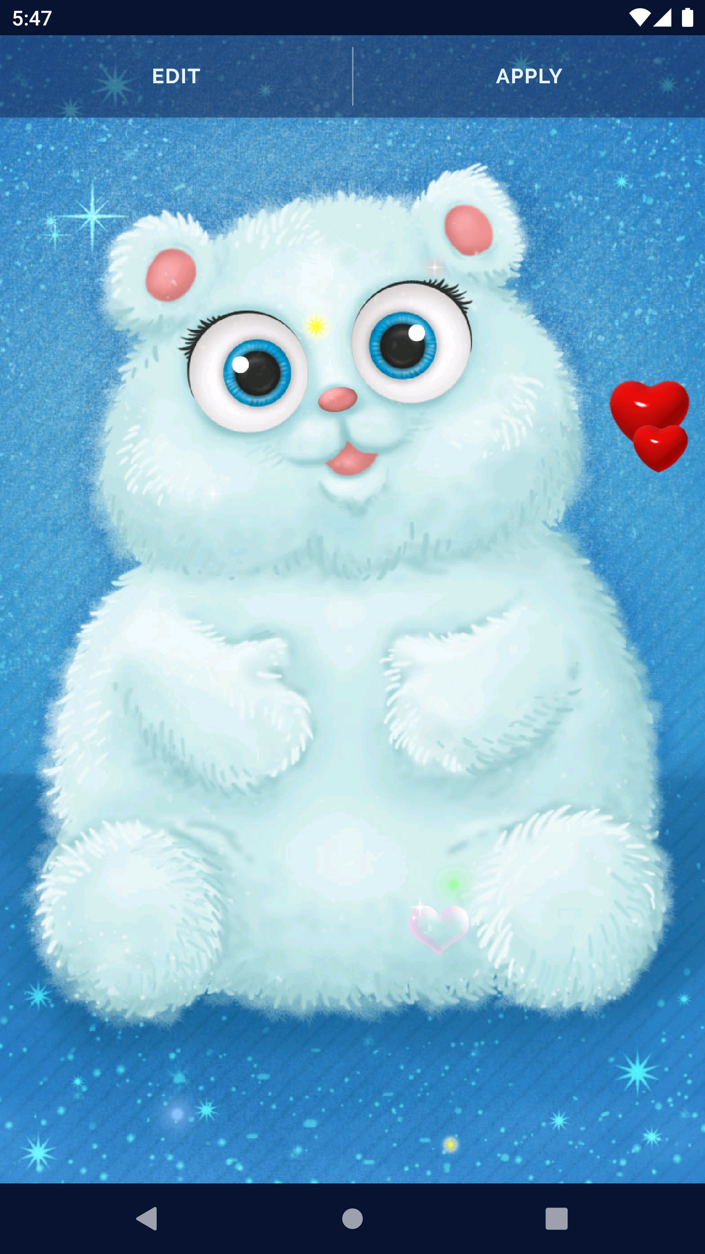 اسکرین شات 4 برنامه Cute Fluffy Live Wallpapers