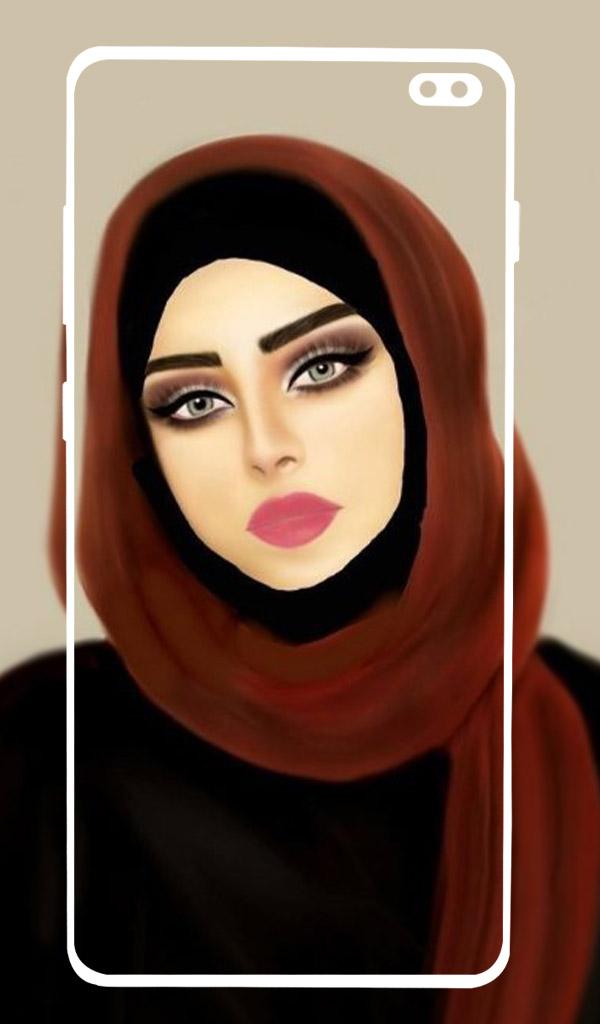 اسکرین شات 1 برنامه Hijab Girl Wallpapers