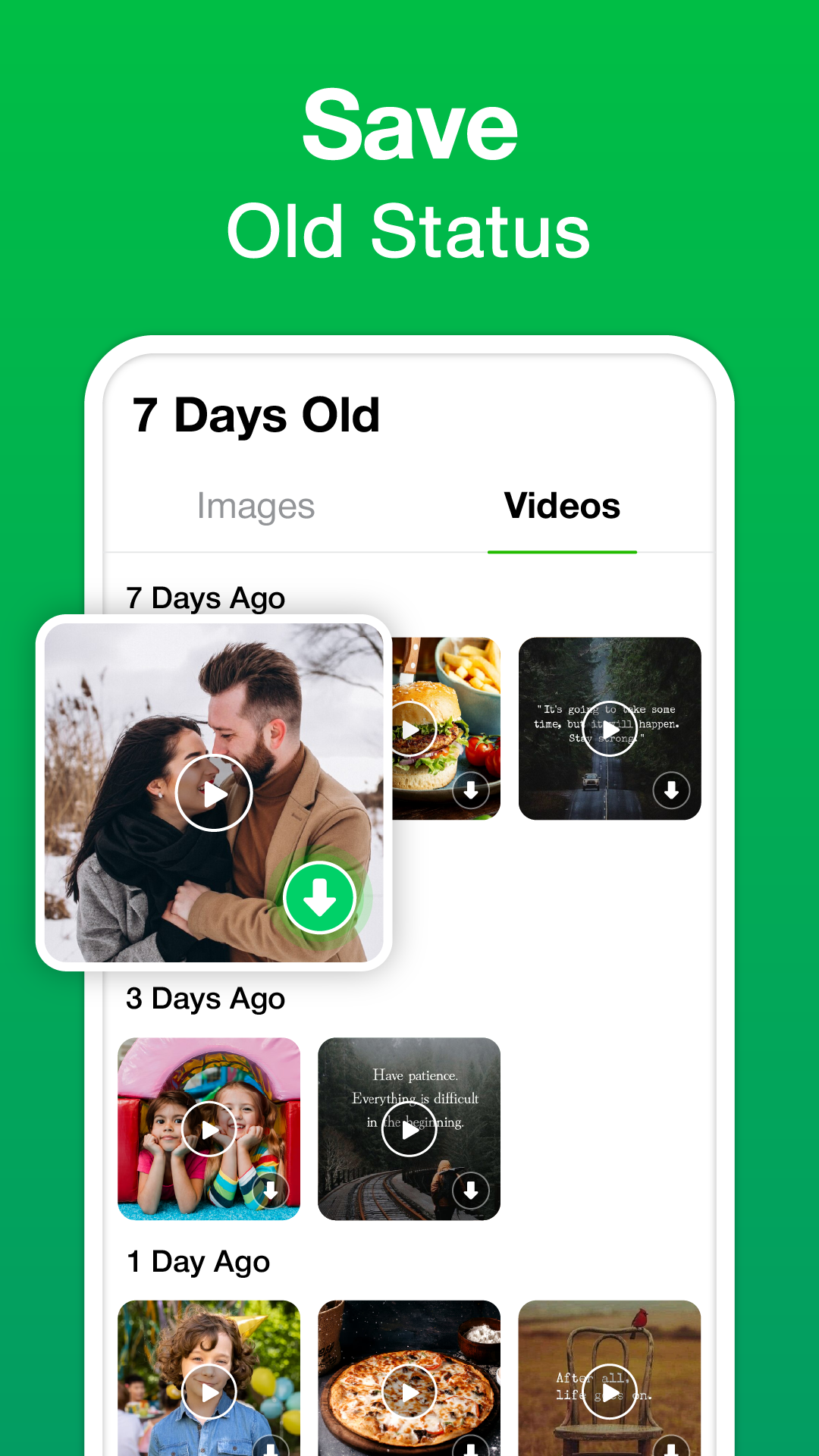 اسکرین شات 3 برنامه Save Status - Download Status