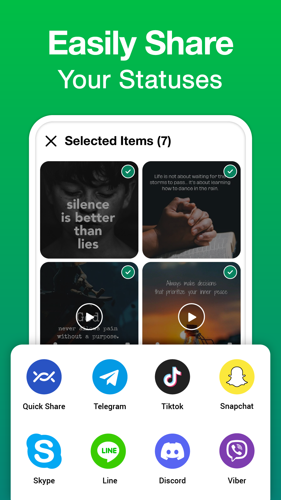 اسکرین شات 4 برنامه Save Status - Download Status