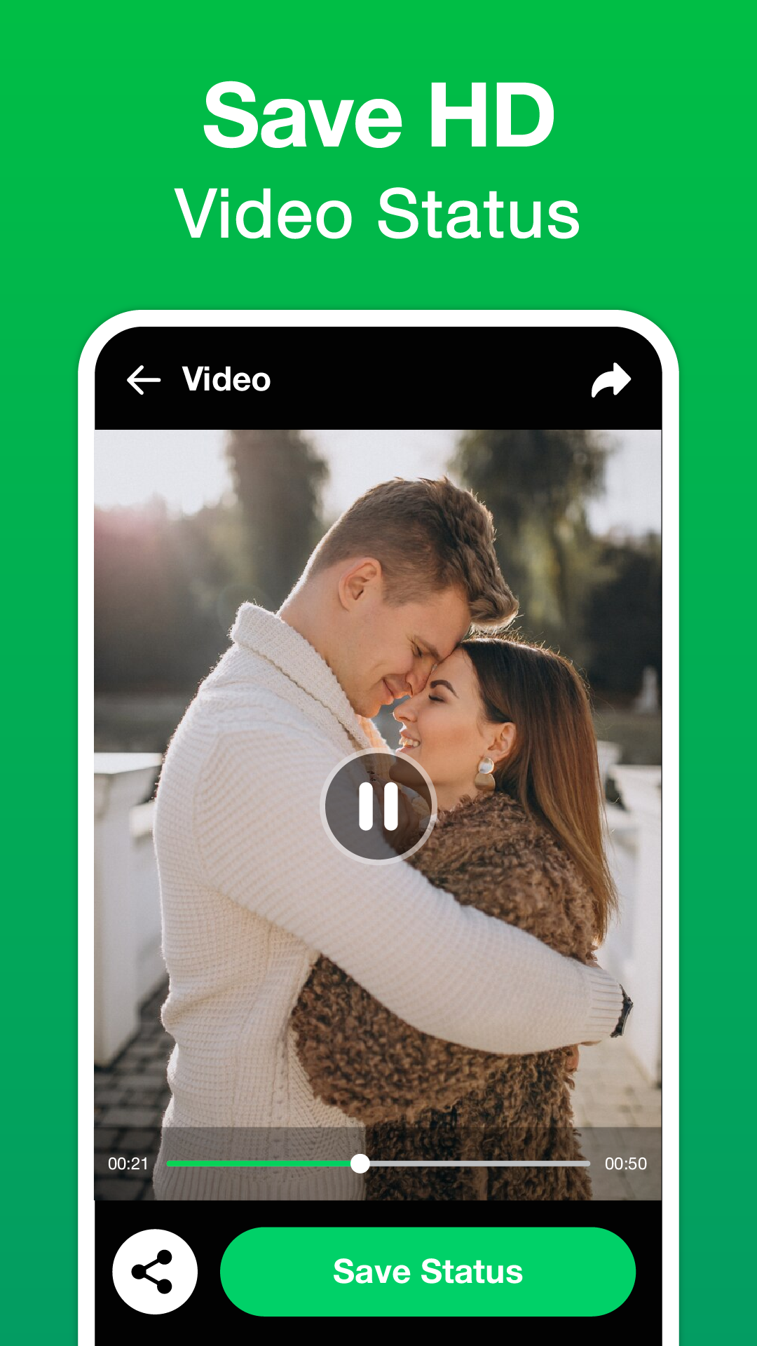 اسکرین شات 2 برنامه Status Saver - Download Status