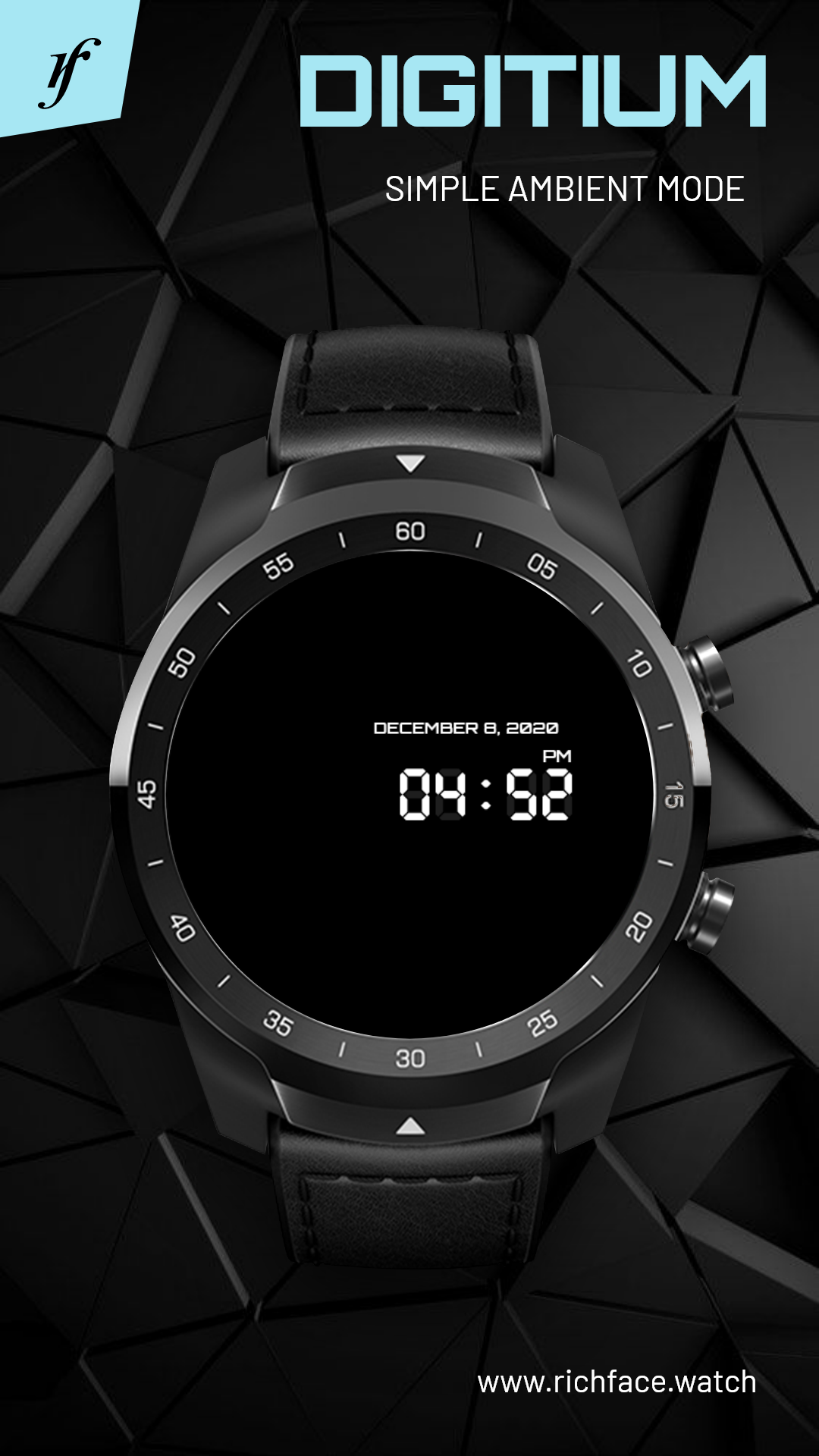 اسکرین شات 6 برنامه Digitium Watch Face
