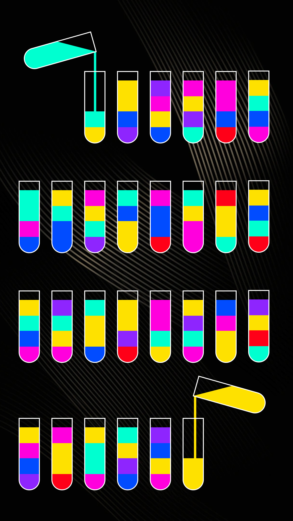 اسکرین شات 4 بازی SortPuz 3D: Water Color Sort