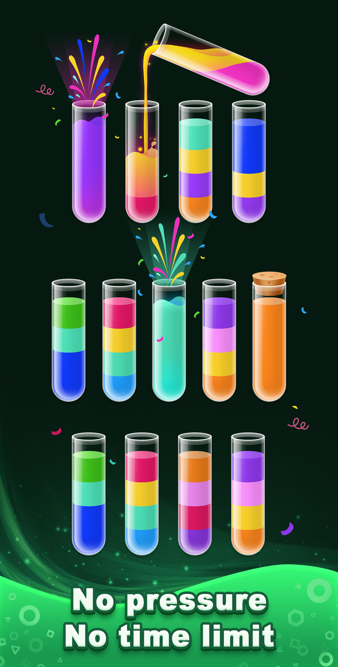 اسکرین شات 5 بازی Water Sort! Color Sort Puzzle