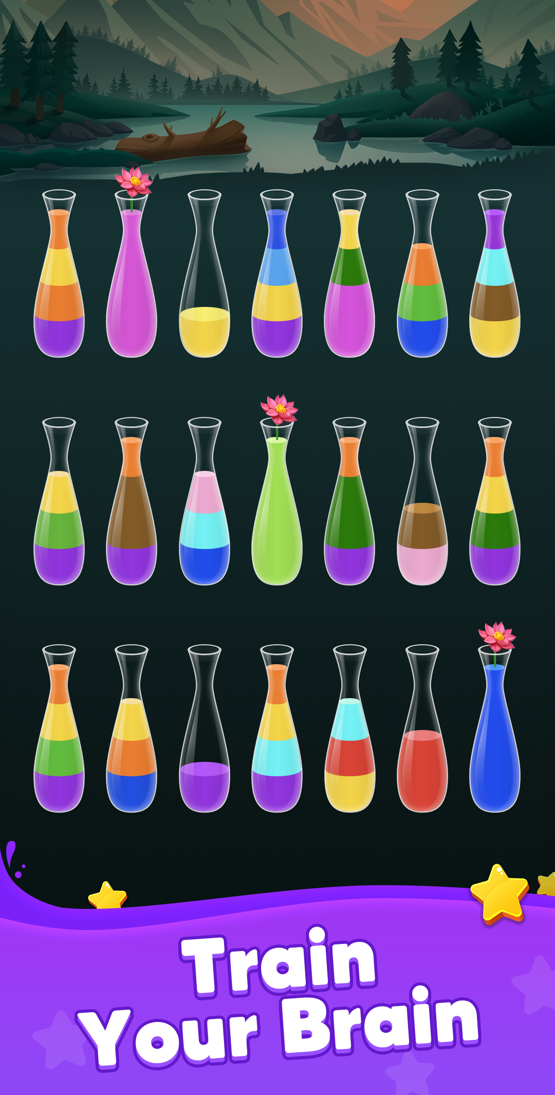 اسکرین شات 8 بازی Water Sort! Color Sort Puzzle