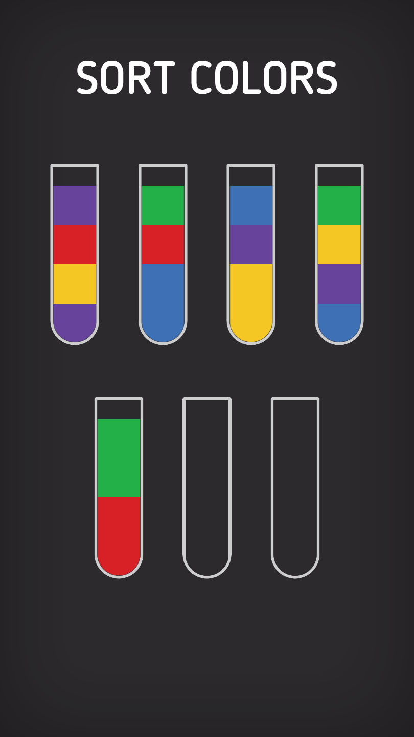 اسکرین شات 2 بازی Water Sort - Color Sort Puzzle