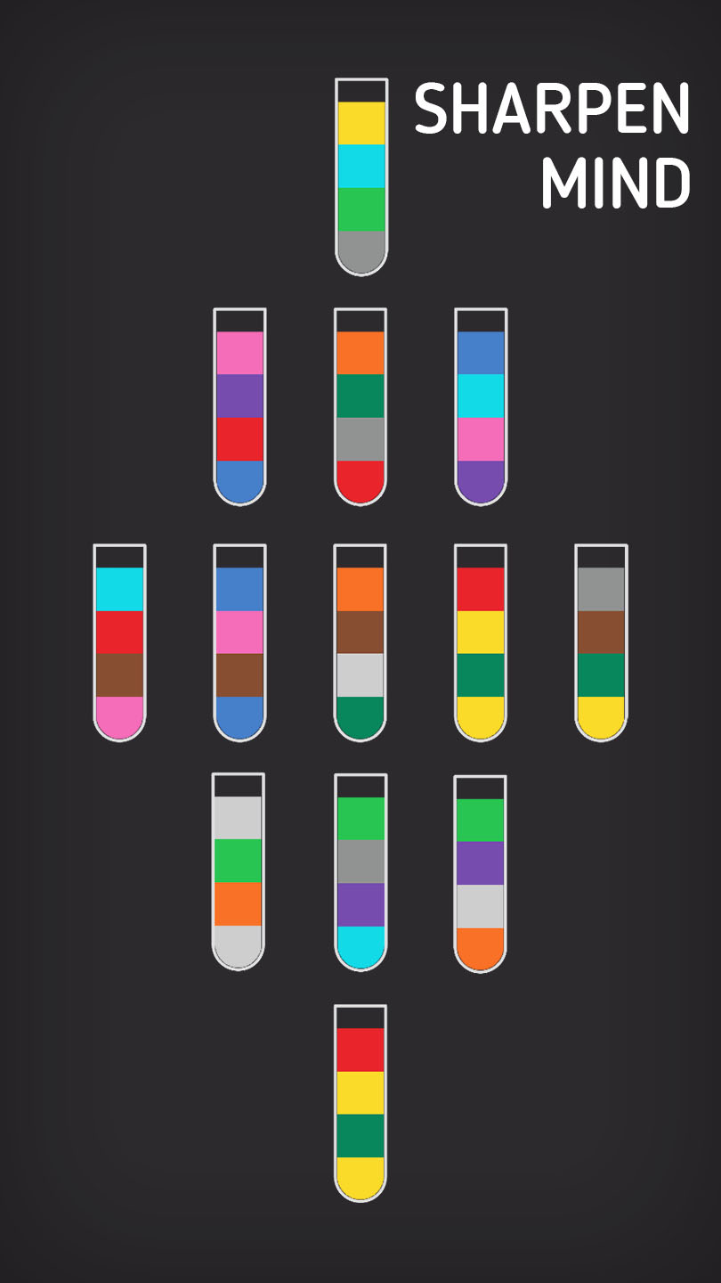 اسکرین شات 4 بازی Water Sort - Color Sort Puzzle