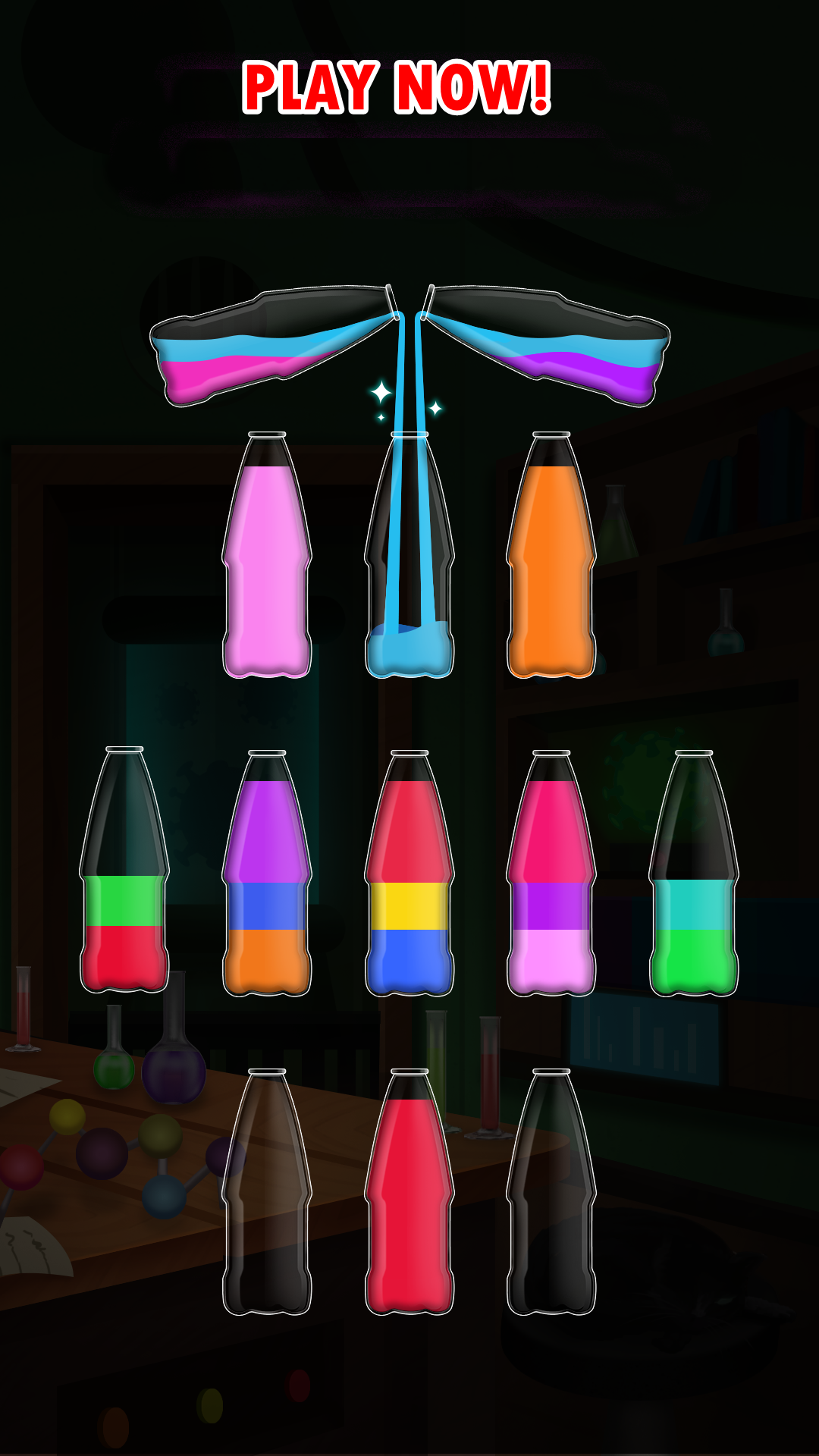 اسکرین شات 5 بازی Color Sort - Water Puzzle