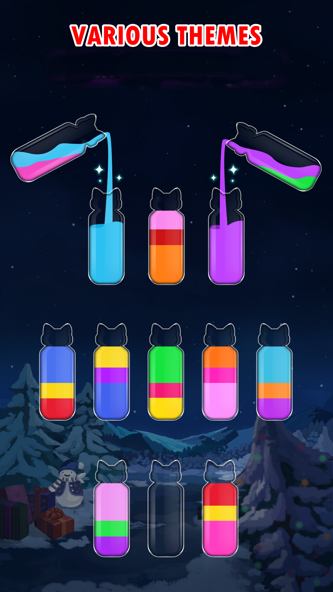 اسکرین شات 3 بازی Color Sort - Water Puzzle
