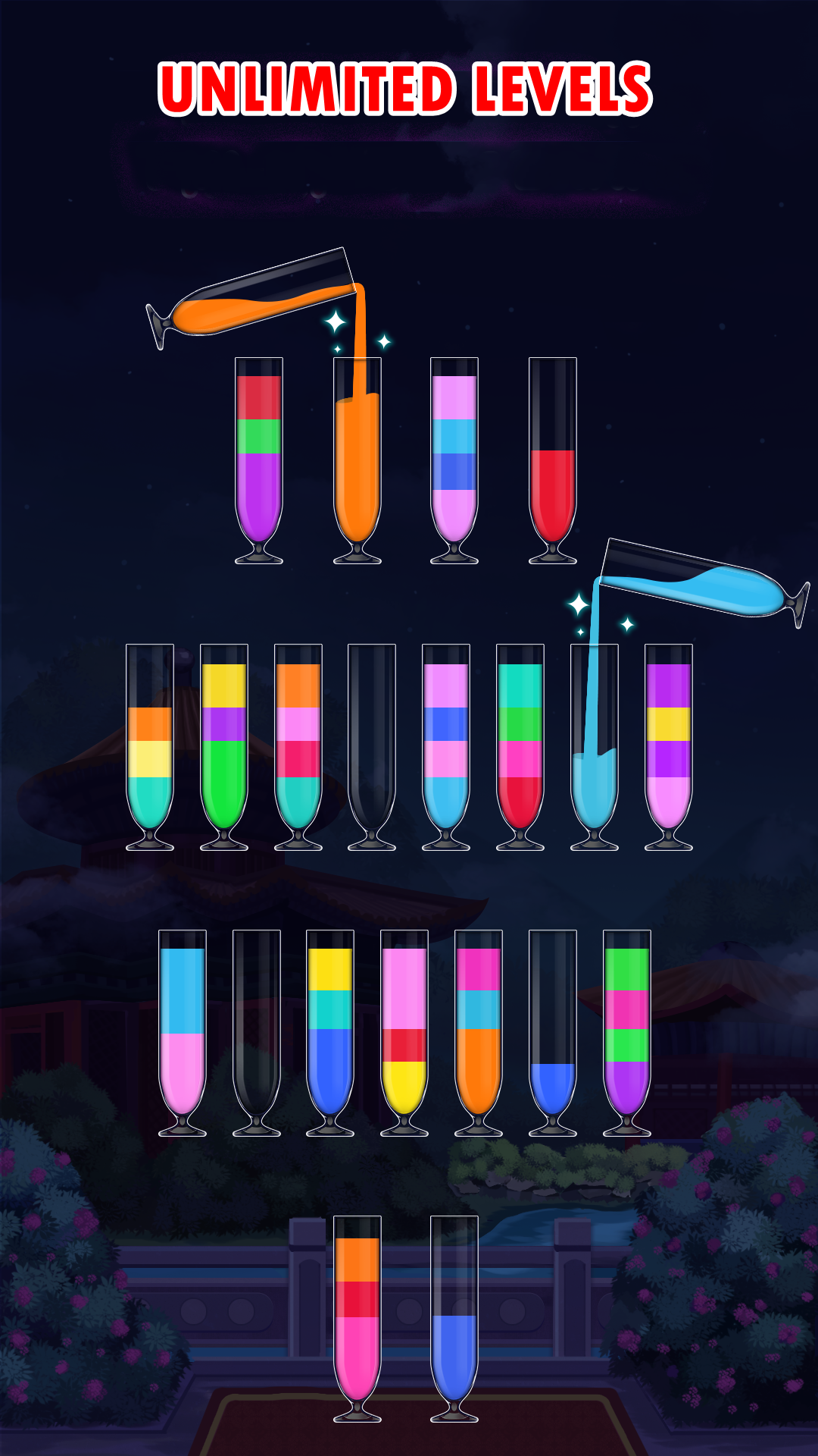 اسکرین شات 4 بازی Color Sort - Water Puzzle