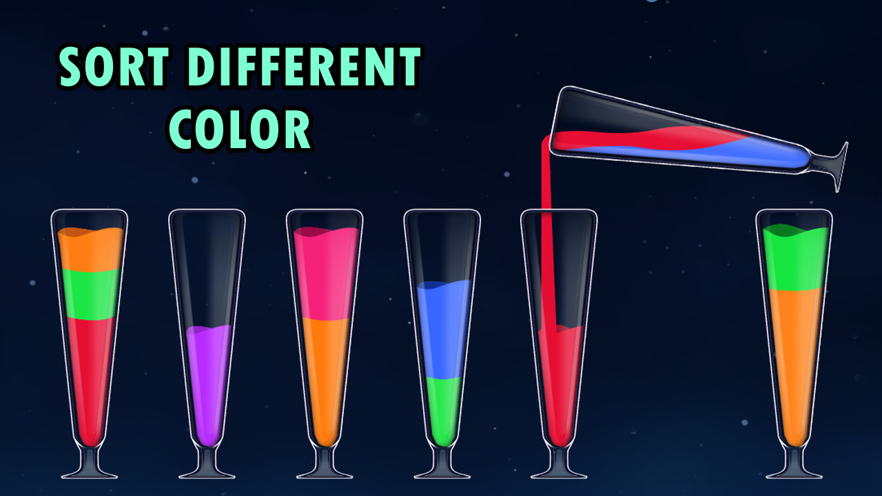 اسکرین شات 6 بازی Color Sort - Water Puzzle