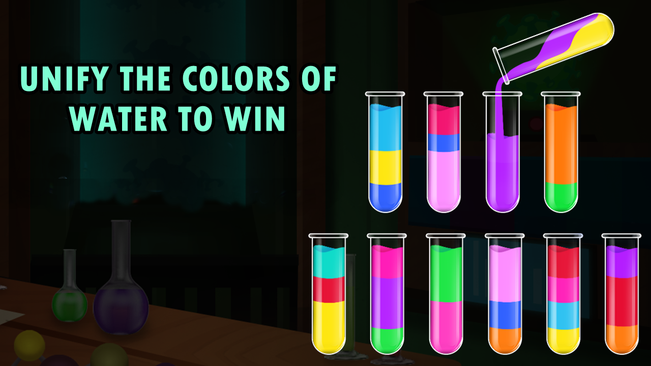 اسکرین شات 8 بازی Color Sort - Water Puzzle