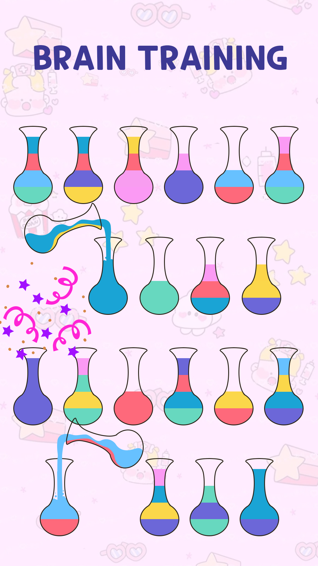 اسکرین شات 2 بازی Color Sort: Water Pouring