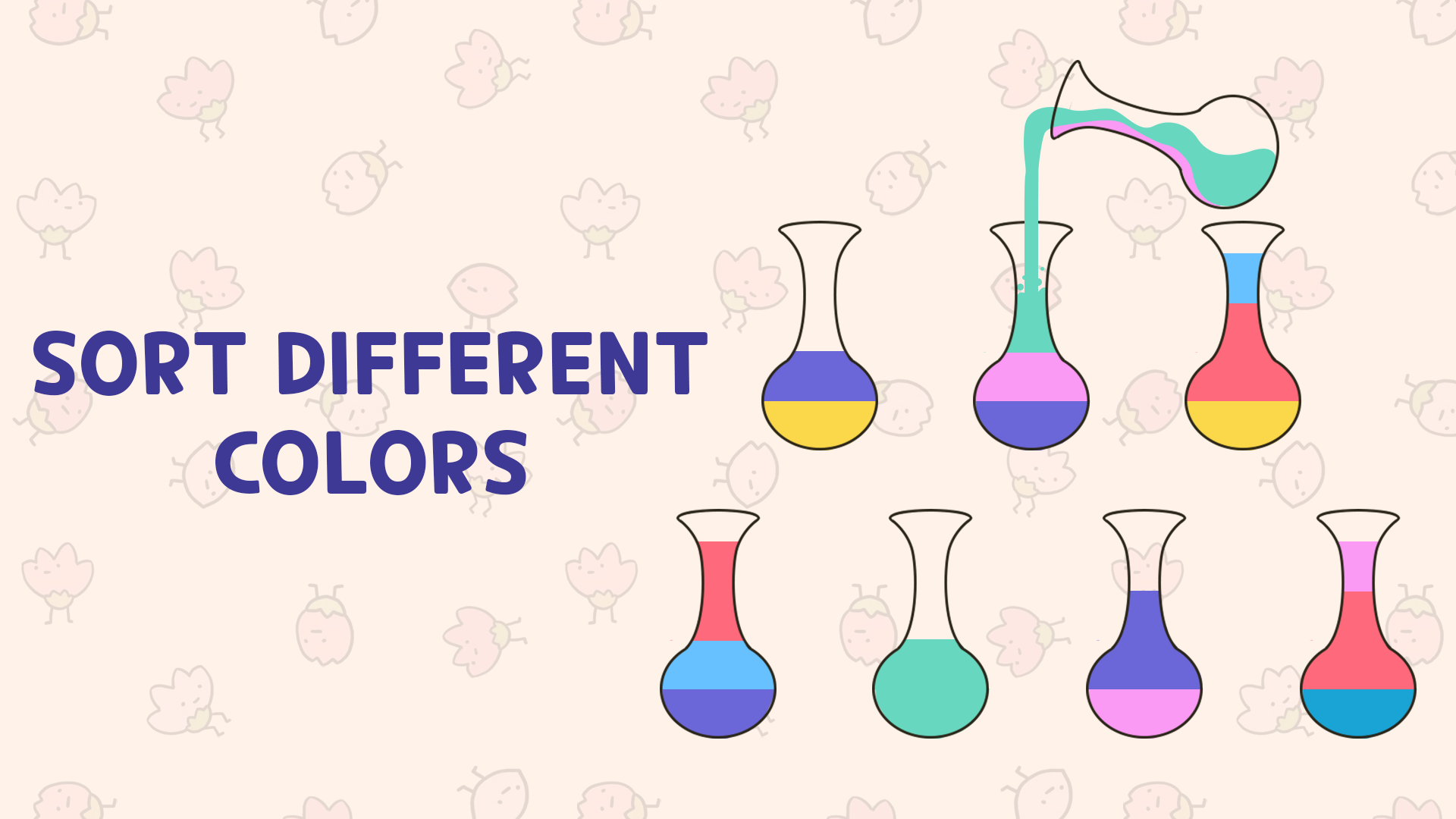 اسکرین شات 6 بازی Color Sort: Water Pouring