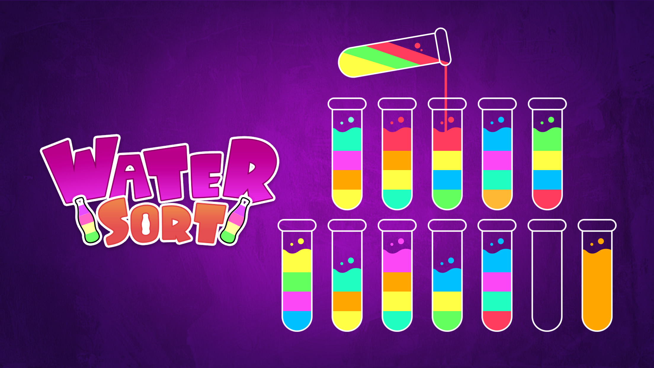 اسکرین شات 1 بازی Water Sort Puzzle: Color Sort