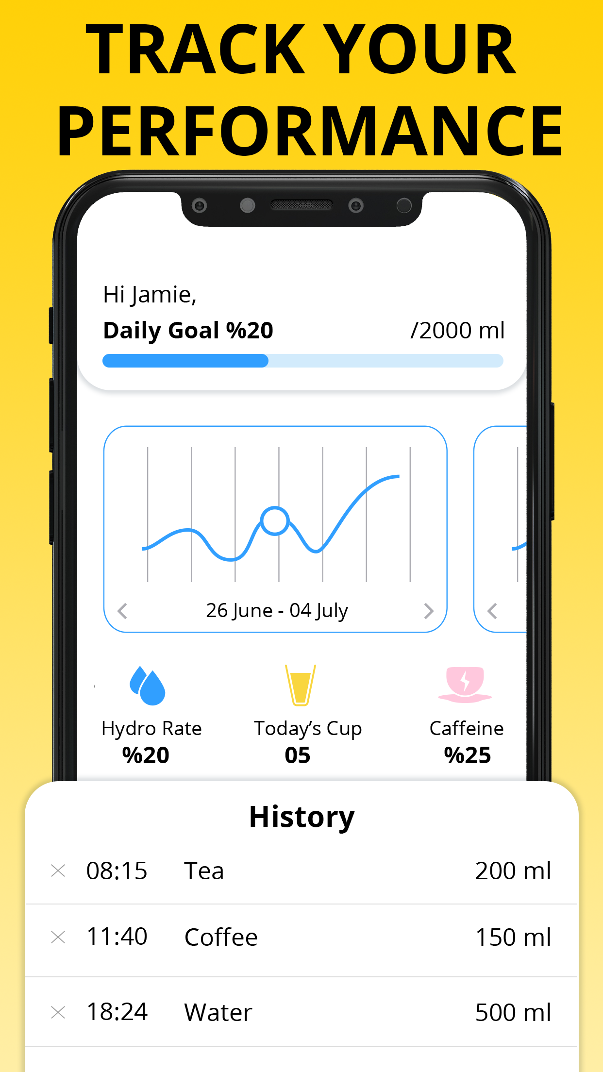 اسکرین شات 8 برنامه Water Reminder-Water Tracker
