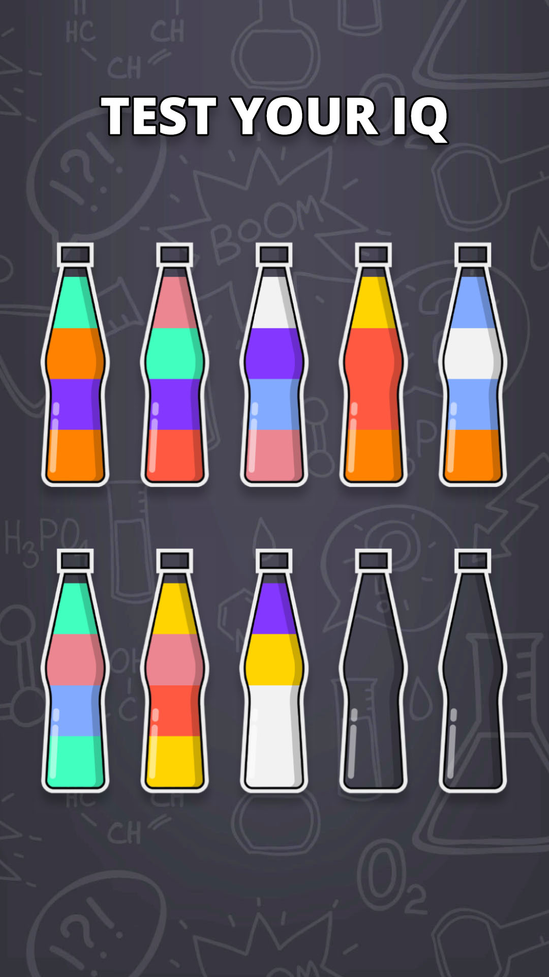 اسکرین شات 4 بازی Water Sort -Color Sorting Game