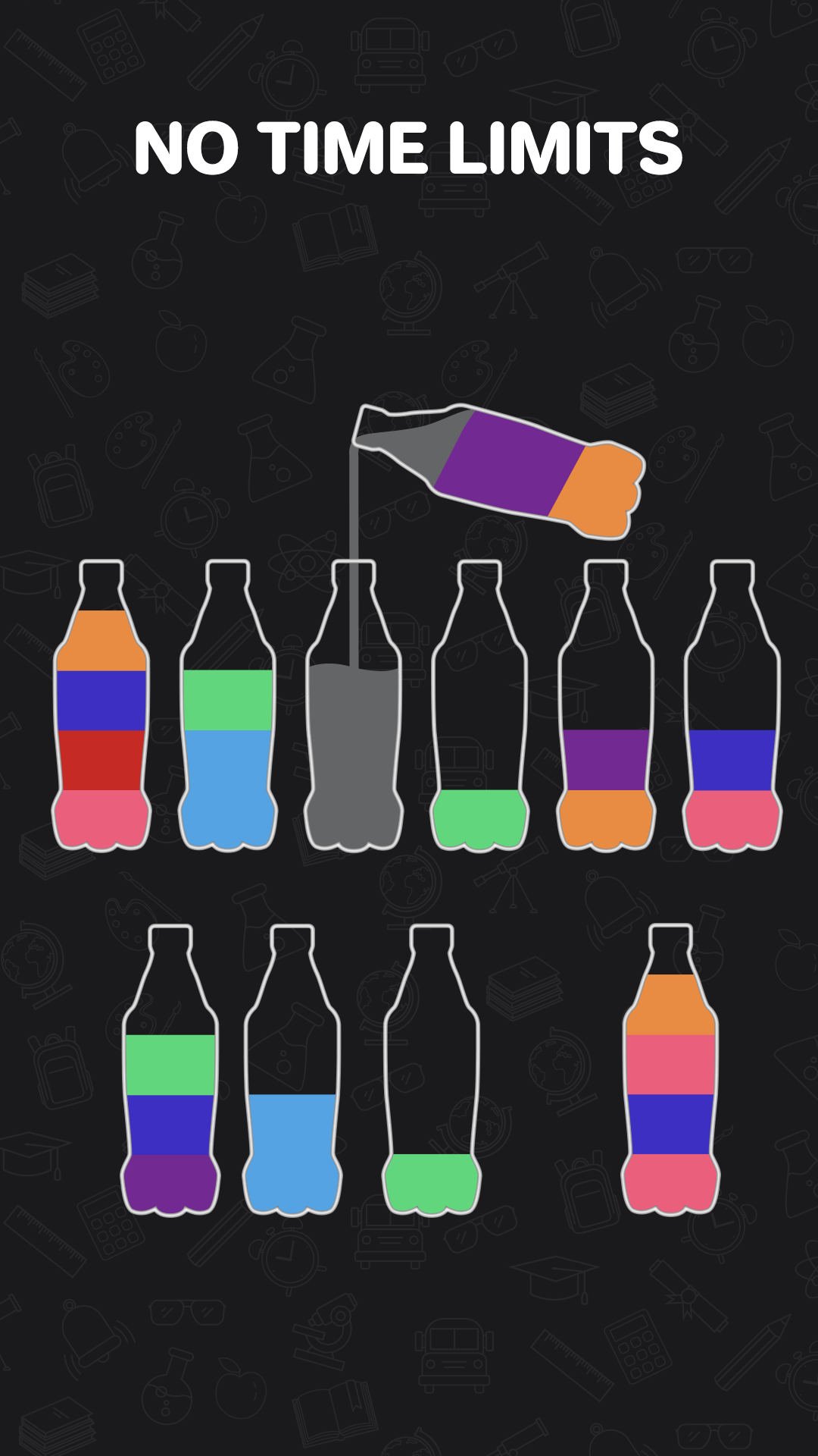 اسکرین شات 2 بازی Water Sort - Color Sort Game