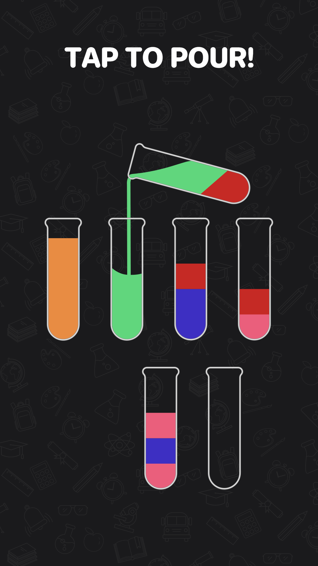 اسکرین شات 1 بازی Water Sort - Color Sort Game