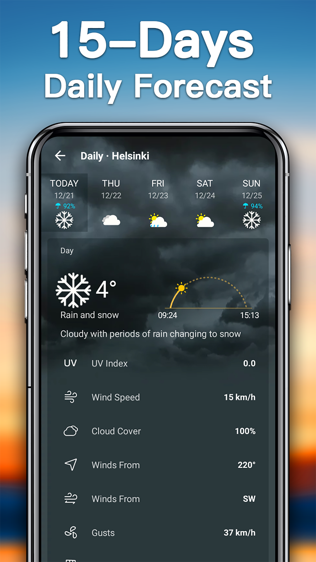 اسکرین شات 4 برنامه Weather Forecast