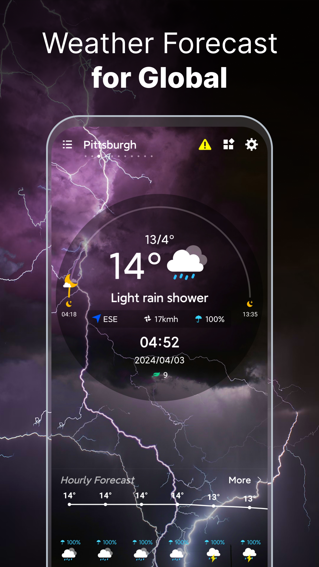 اسکرین شات 1 برنامه Weather Forecast
