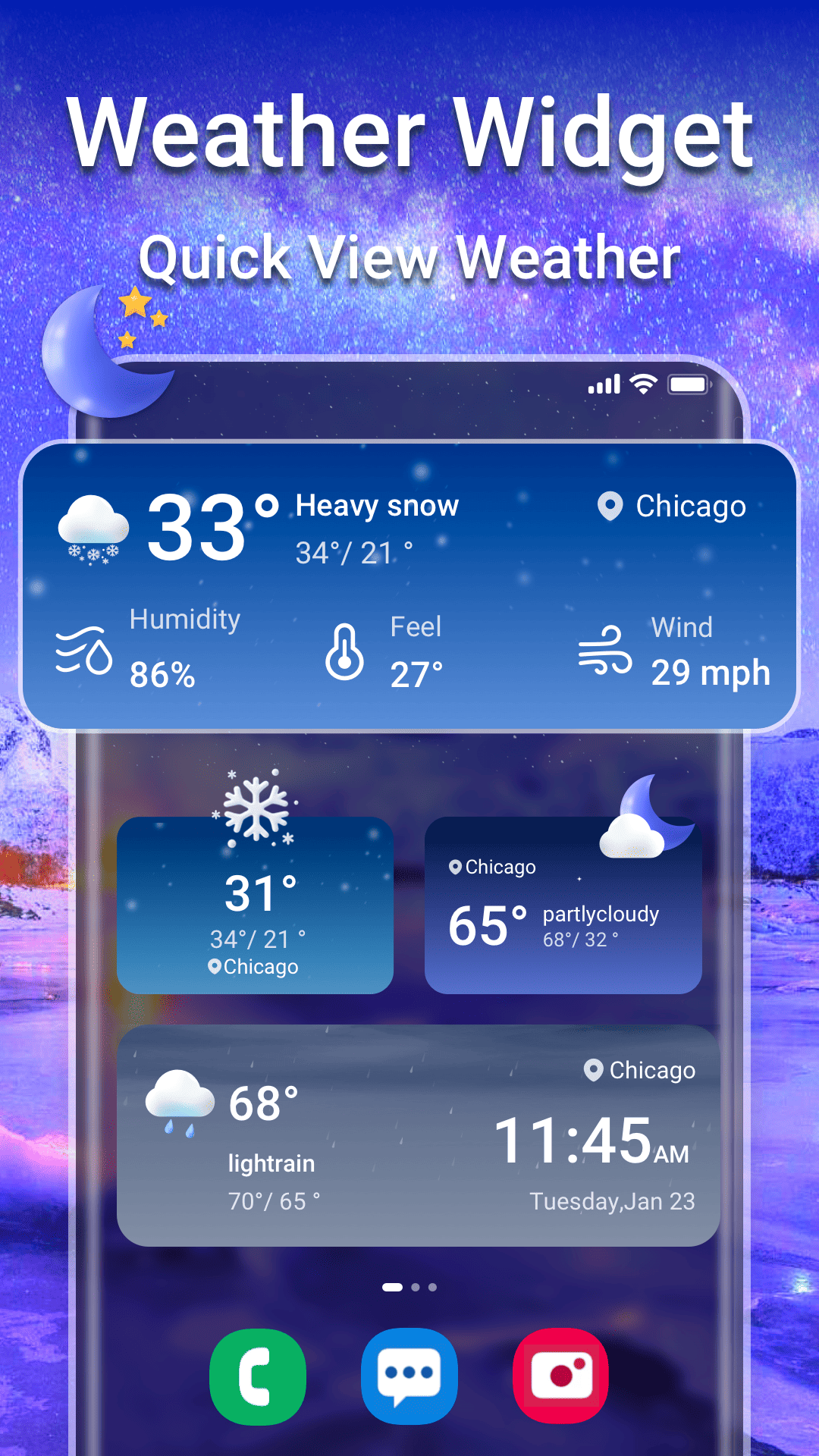 اسکرین شات 7 برنامه Weather Forecast & Live Radar