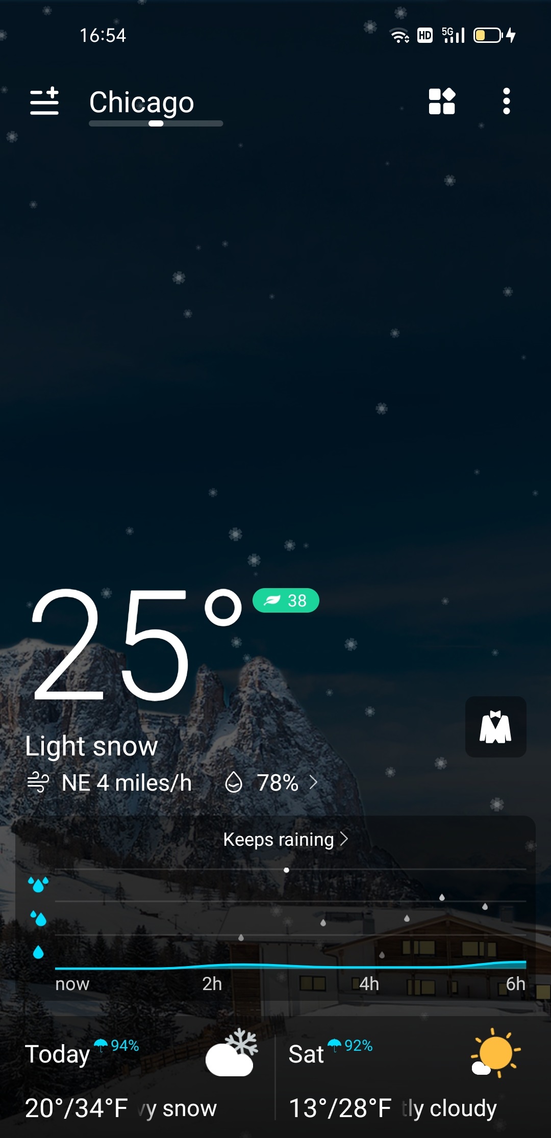 اسکرین شات 5 برنامه Weather Forecast Accurate Info