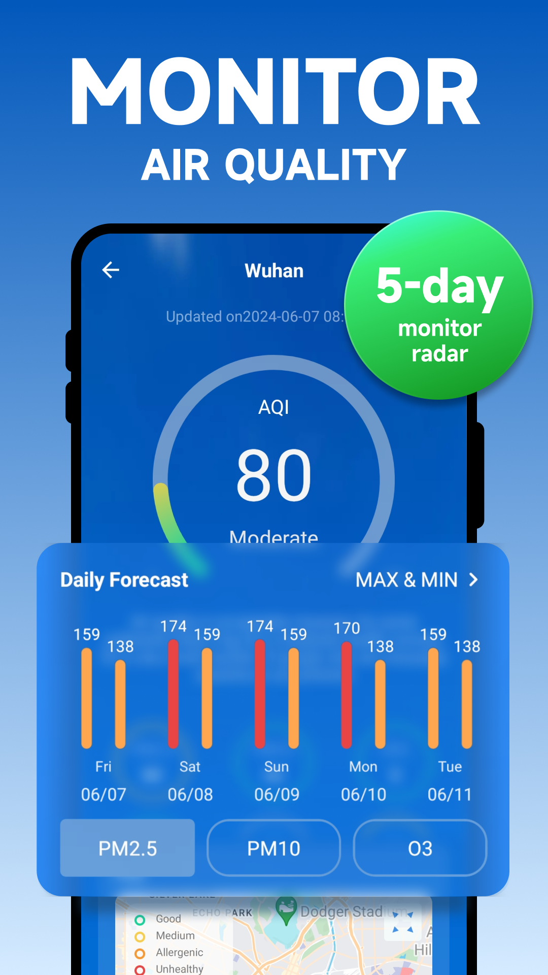 اسکرین شات 7 برنامه Weather Forecast - Live Radar