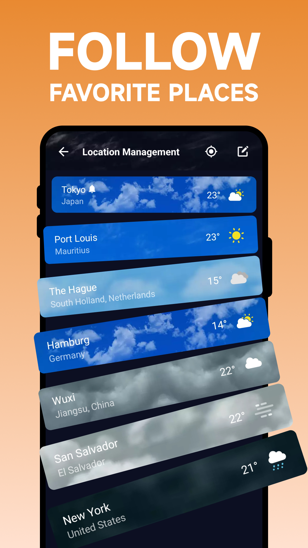اسکرین شات 6 برنامه Weather Forecast - Live Radar
