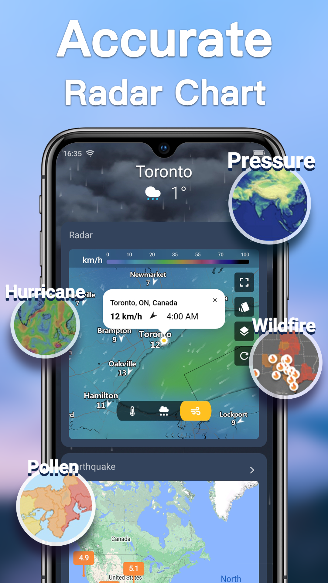 اسکرین شات 6 برنامه Weather - Weather Live