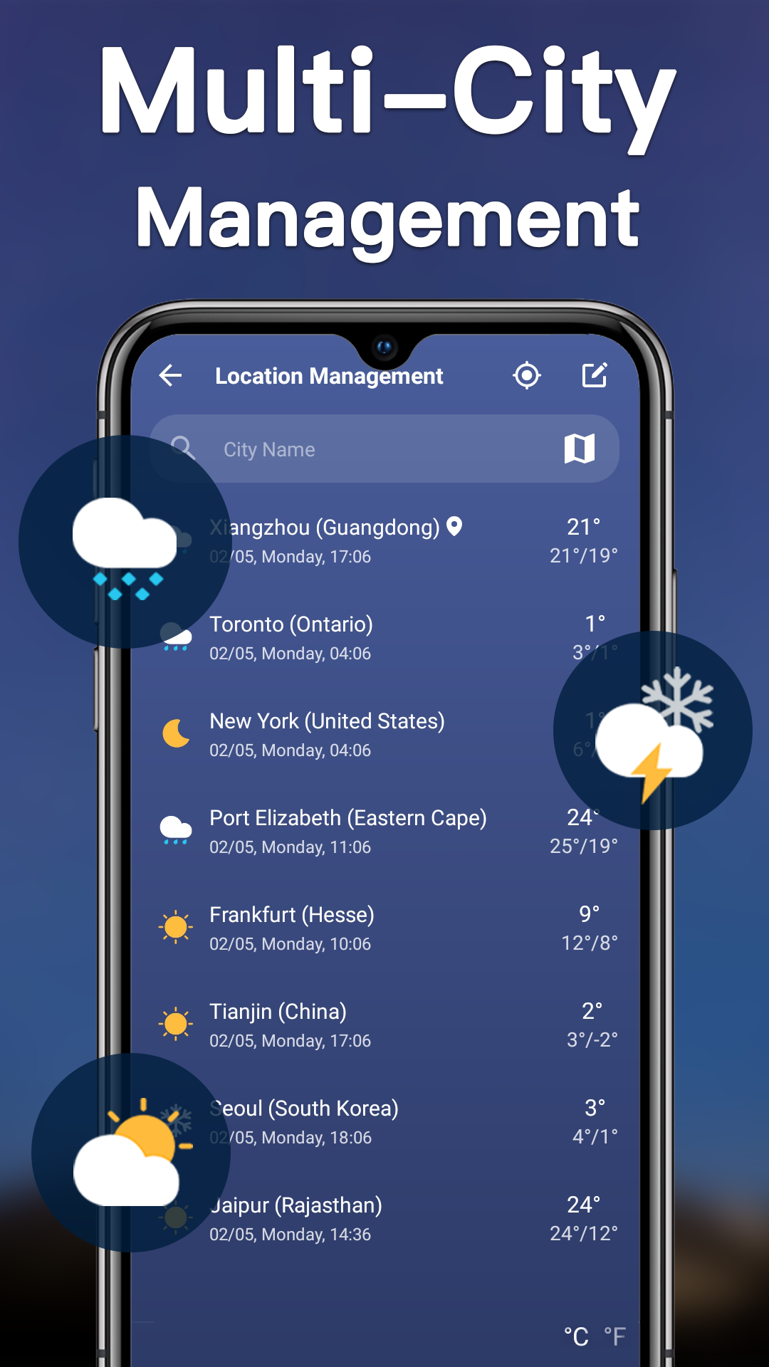 اسکرین شات 7 برنامه Weather - Weather Live