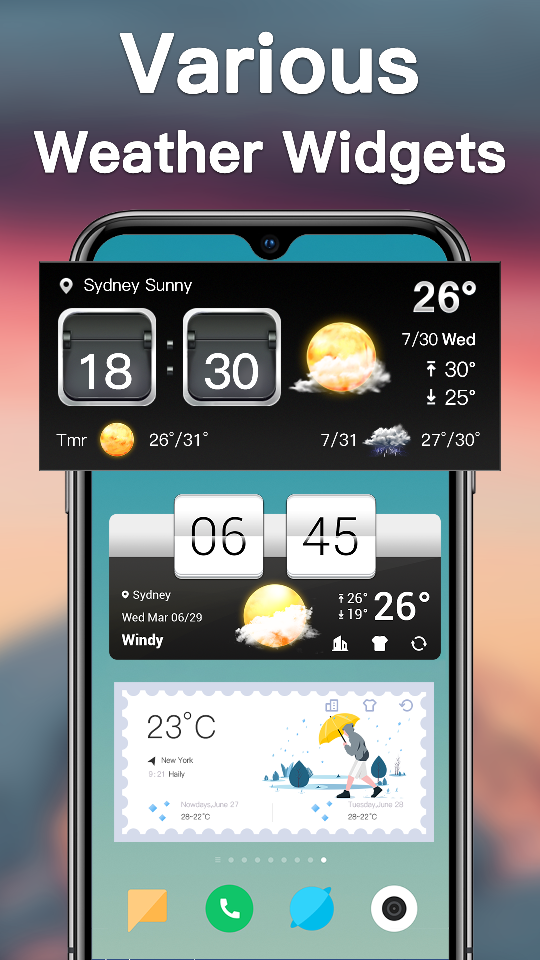اسکرین شات 5 برنامه Weather - Weather Live