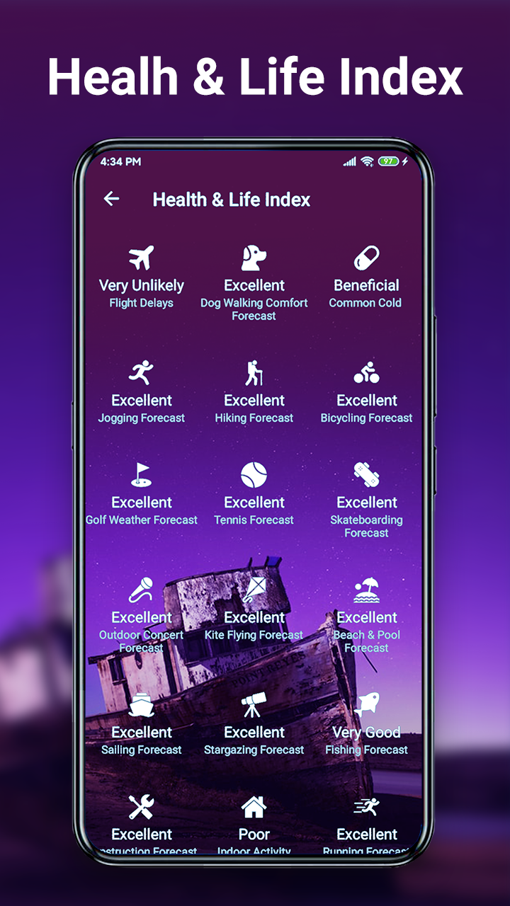 اسکرین شات 8 برنامه Live Weather: Weather Forecast