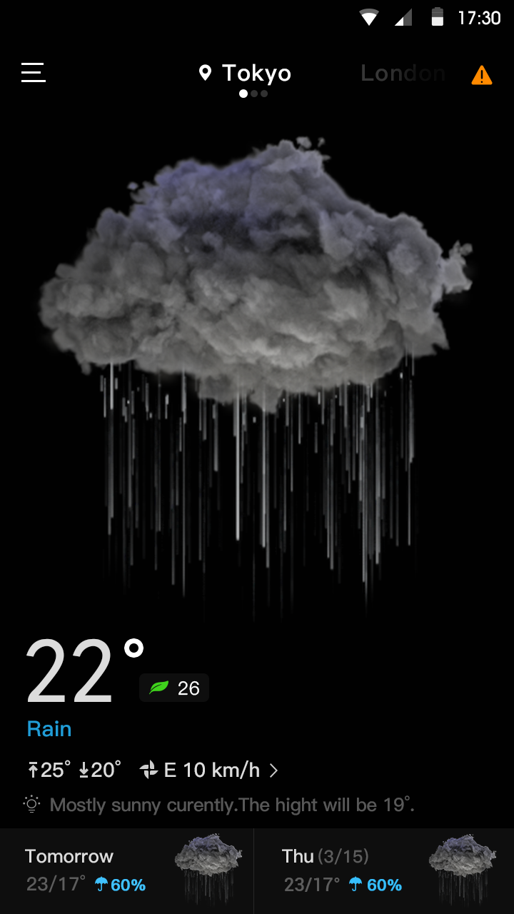 اسکرین شات 3 برنامه Live Weather & Weather Radar
