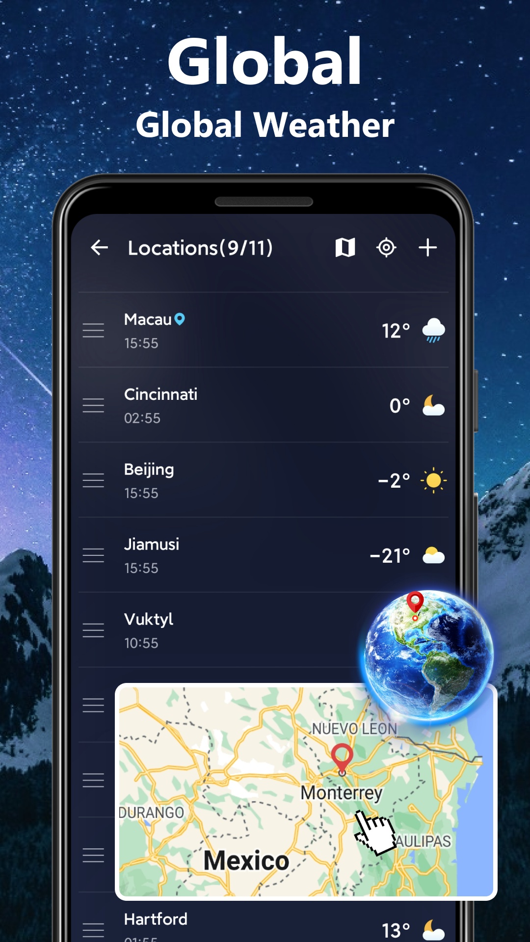 اسکرین شات 6 برنامه Weather - Live Radar & Widgets