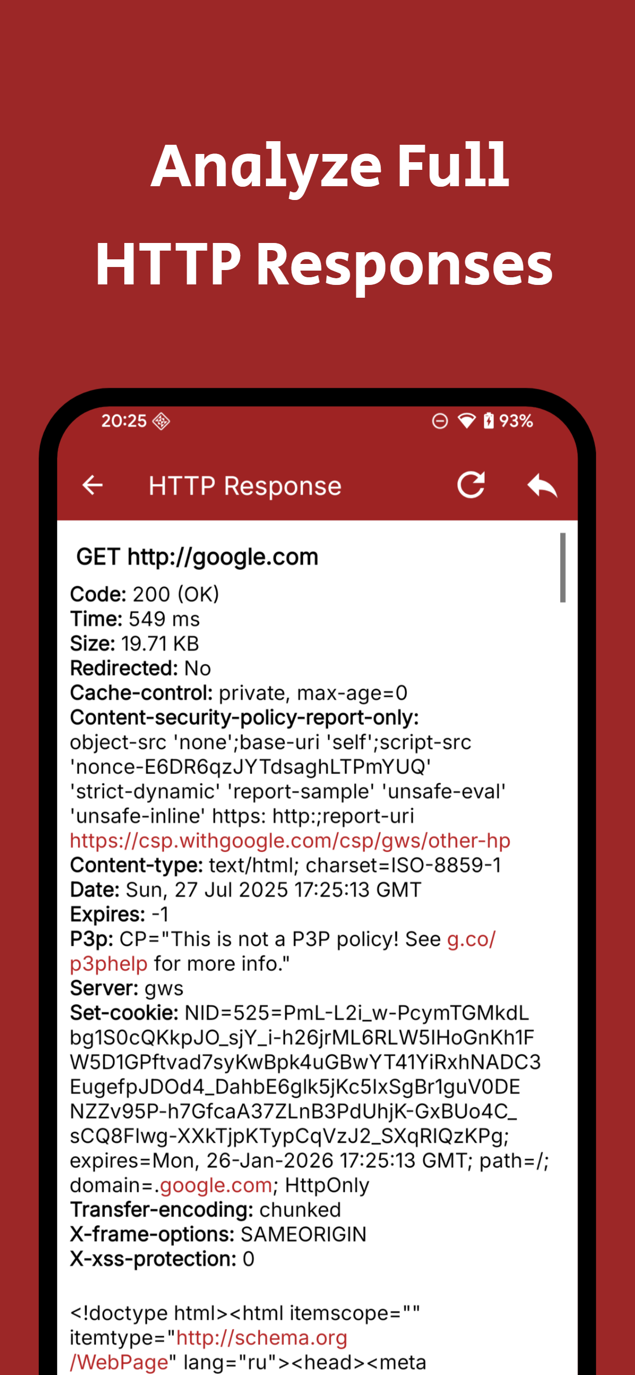 اسکرین شات 3 برنامه Web Tools