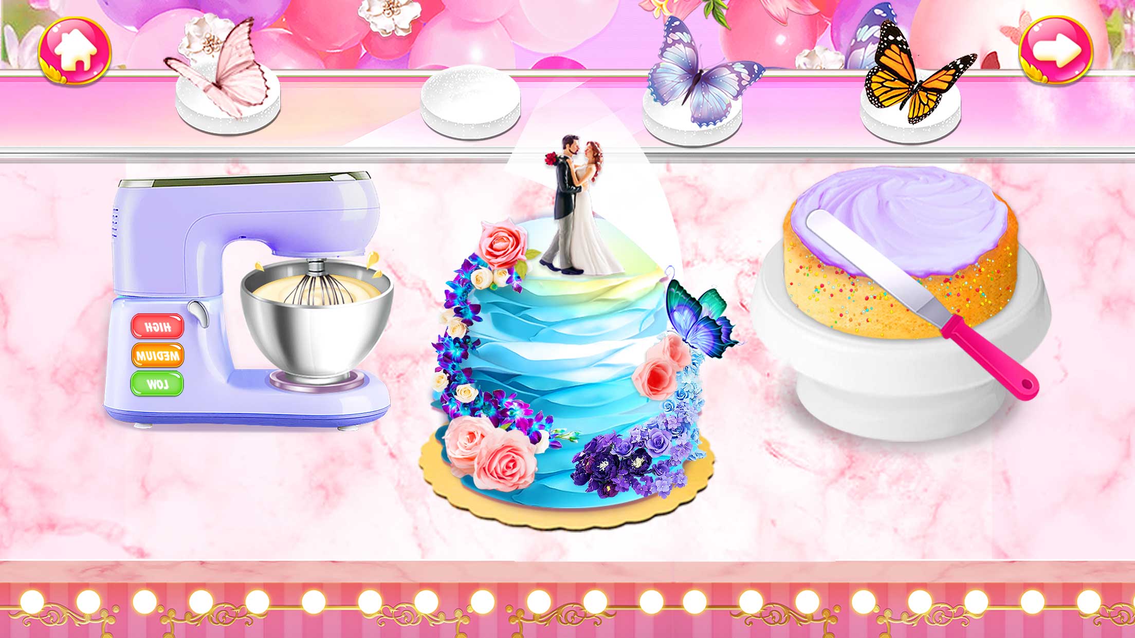 اسکرین شات 1 بازی Wedding Cake: Cooking Games