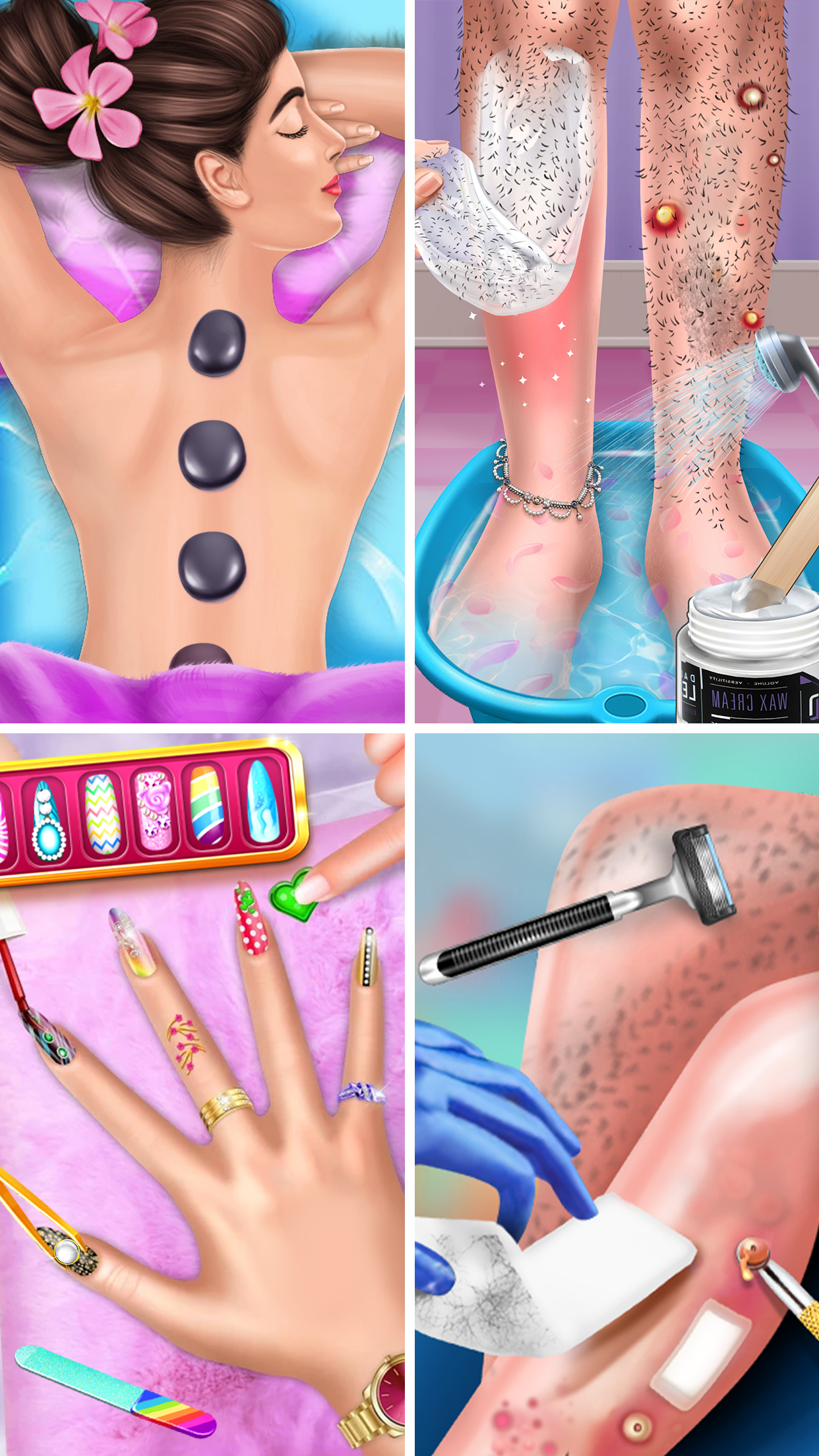 اسکرین شات 2 بازی ASMR Makeup Salon: Spa Games