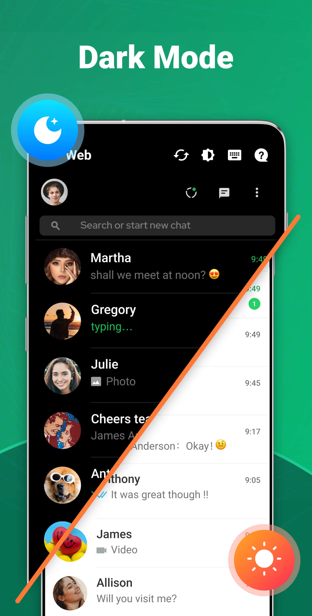 اسکرین شات 4 برنامه Dual App - Web Scanner App
