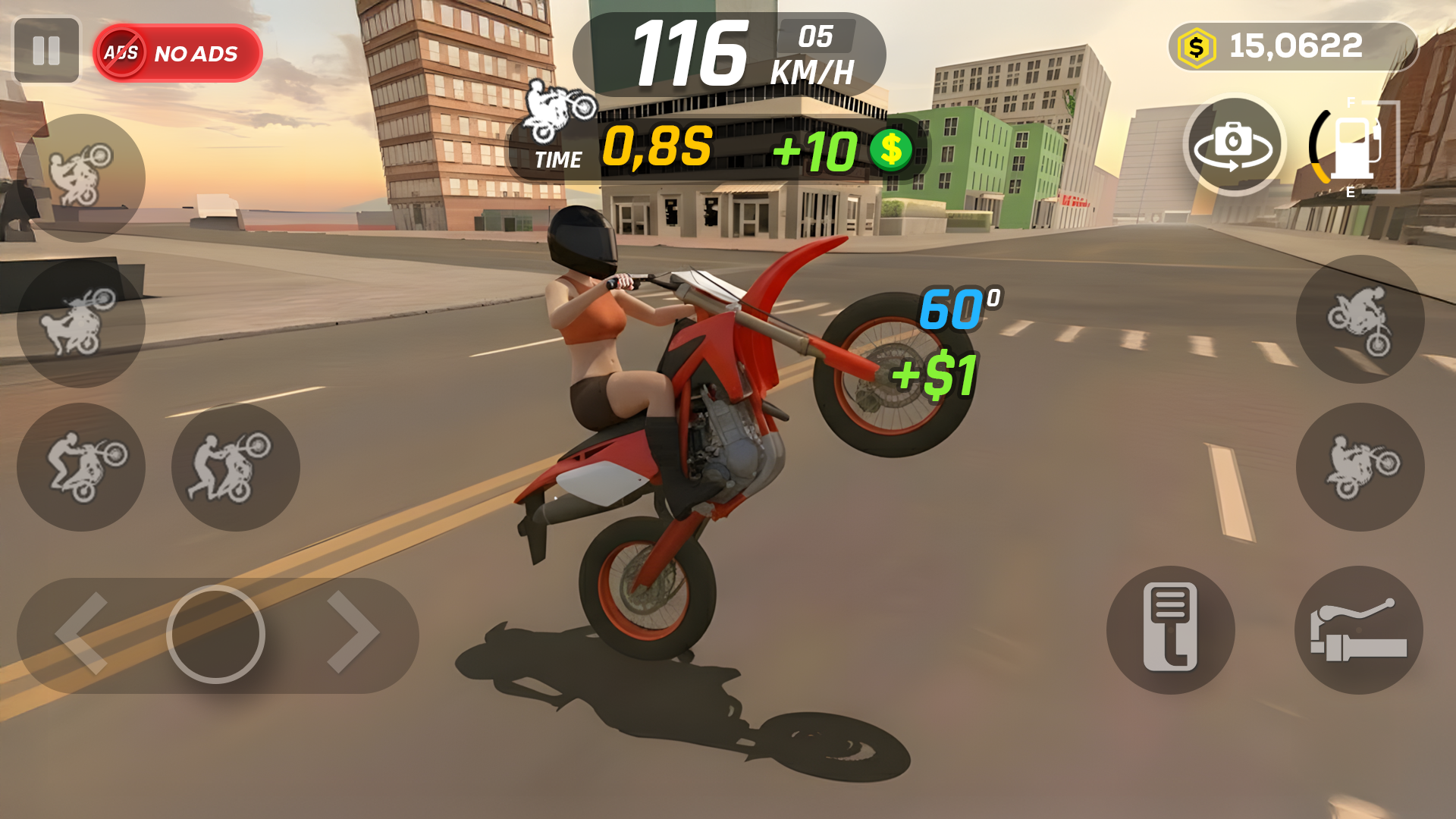 اسکرین شات 1 بازی Wheelie Master: Moto Ride 3D