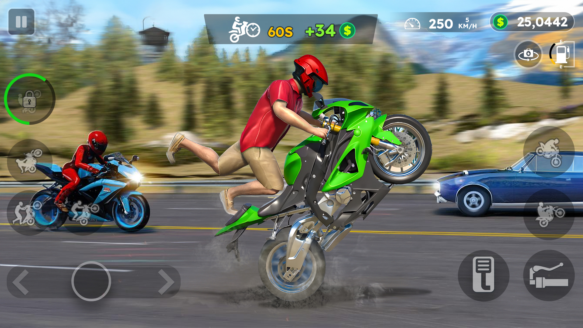 اسکرین شات 6 بازی Wheelie Master: Moto Ride 3D