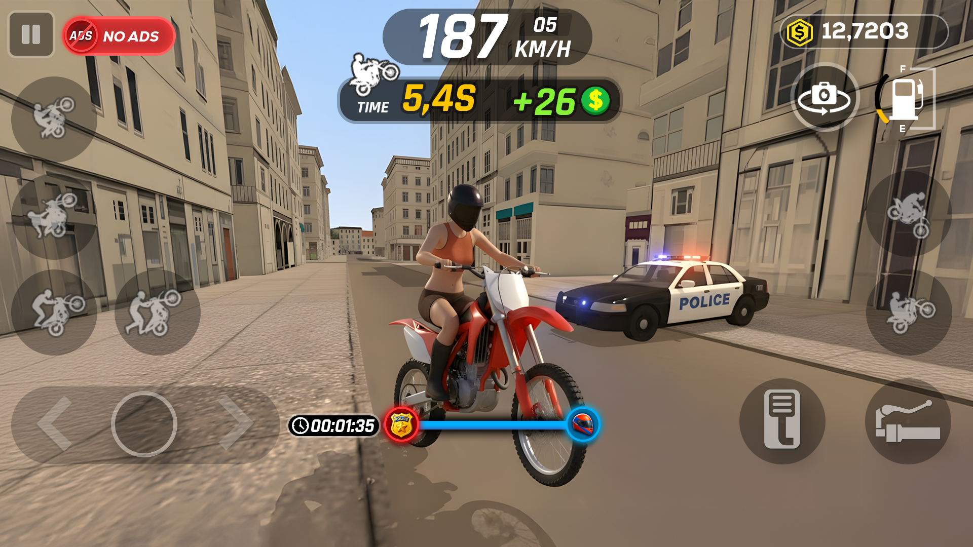 اسکرین شات 2 بازی Wheelie Master: Moto Ride 3D